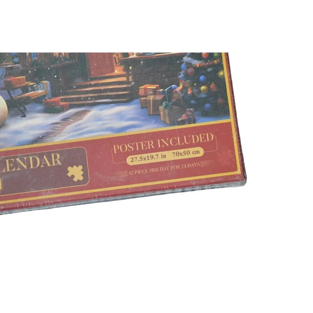 Advent Calendar Jigsaw Puzzle 1008 Pieces Christmas Celebration Theme Includes P